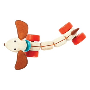 Plan Toys - Nachziehtier Hund Teak
