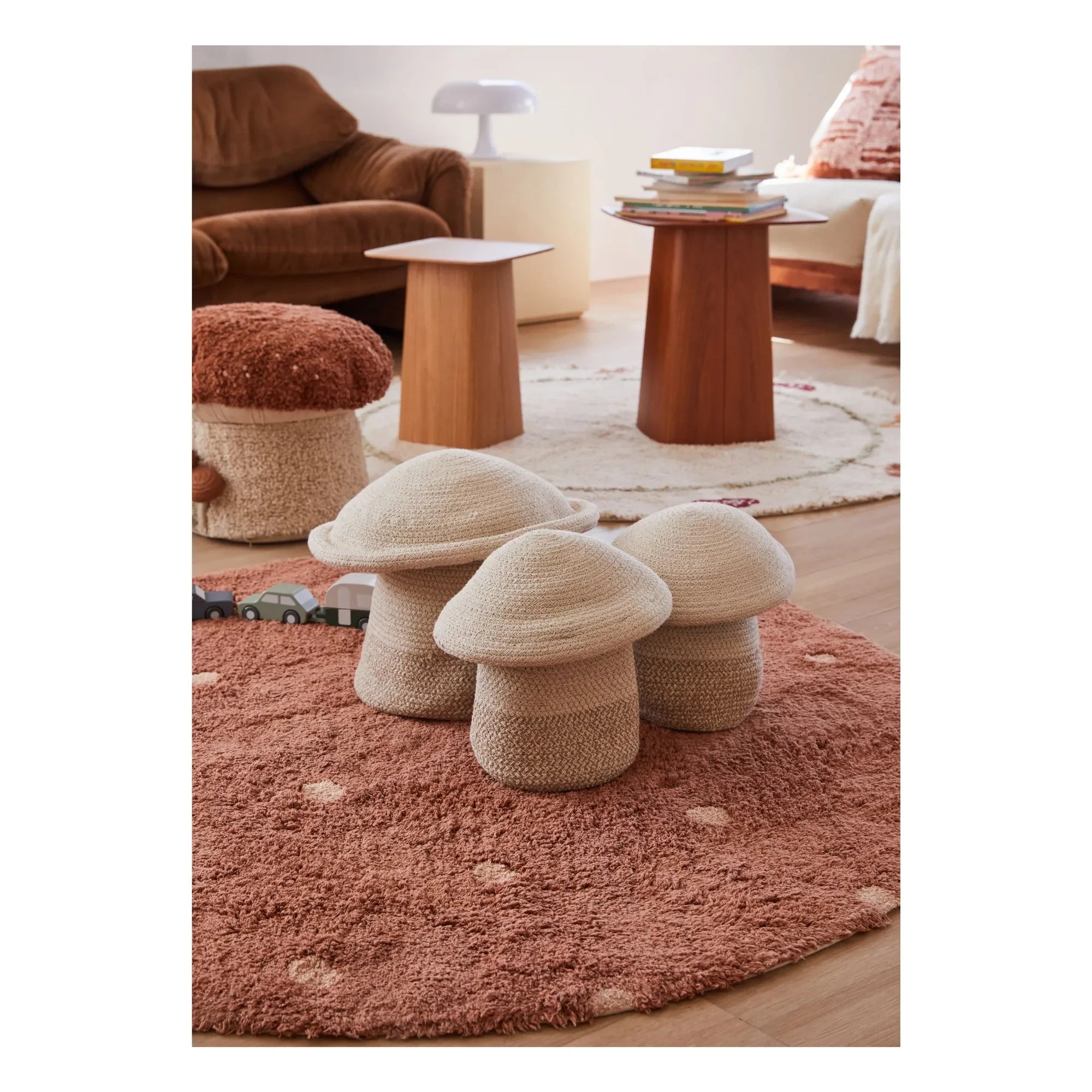 Lorena Canals - Tupfenrunder Teppich | Terracotta
