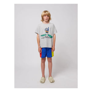 Bobo Choses - Colour-Block-Badeshorts | Blau