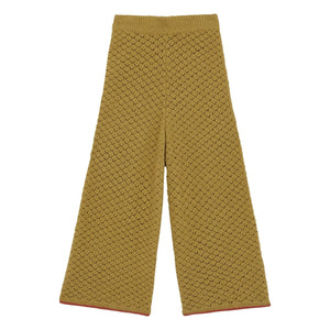 birinit - Pointelle Hose | Gelb-grün