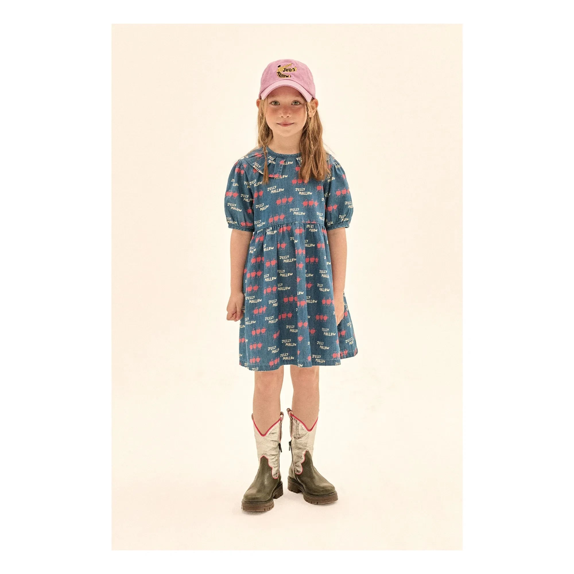 Jelly Mallow - Apple Jeanskleid | Blau