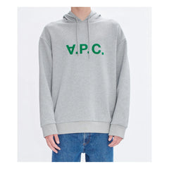 A.P.C. - Milo Hoodie aus Bio-Baumwolle | Grau Melange