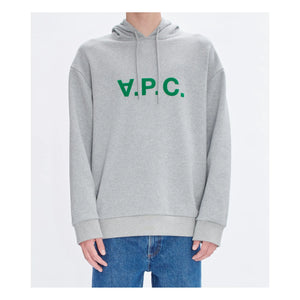 A.P.C. - Milo Hoodie aus Bio-Baumwolle | Grau Melange