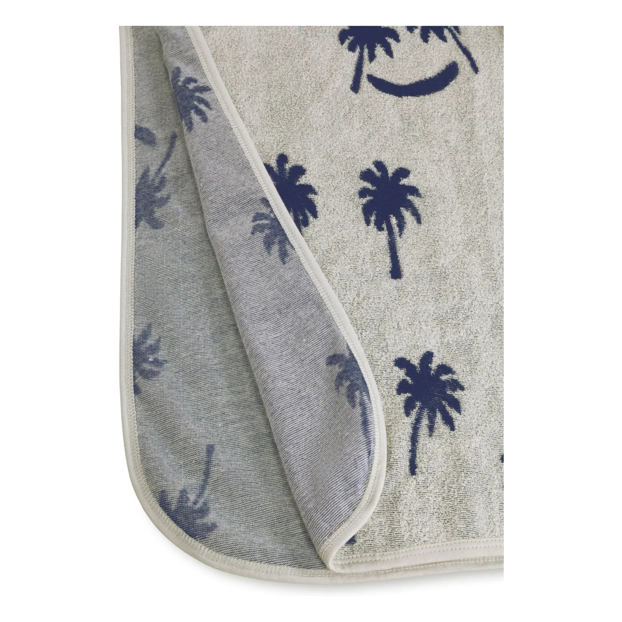 Molo - Palmen | Graues Strandtuch-Cape