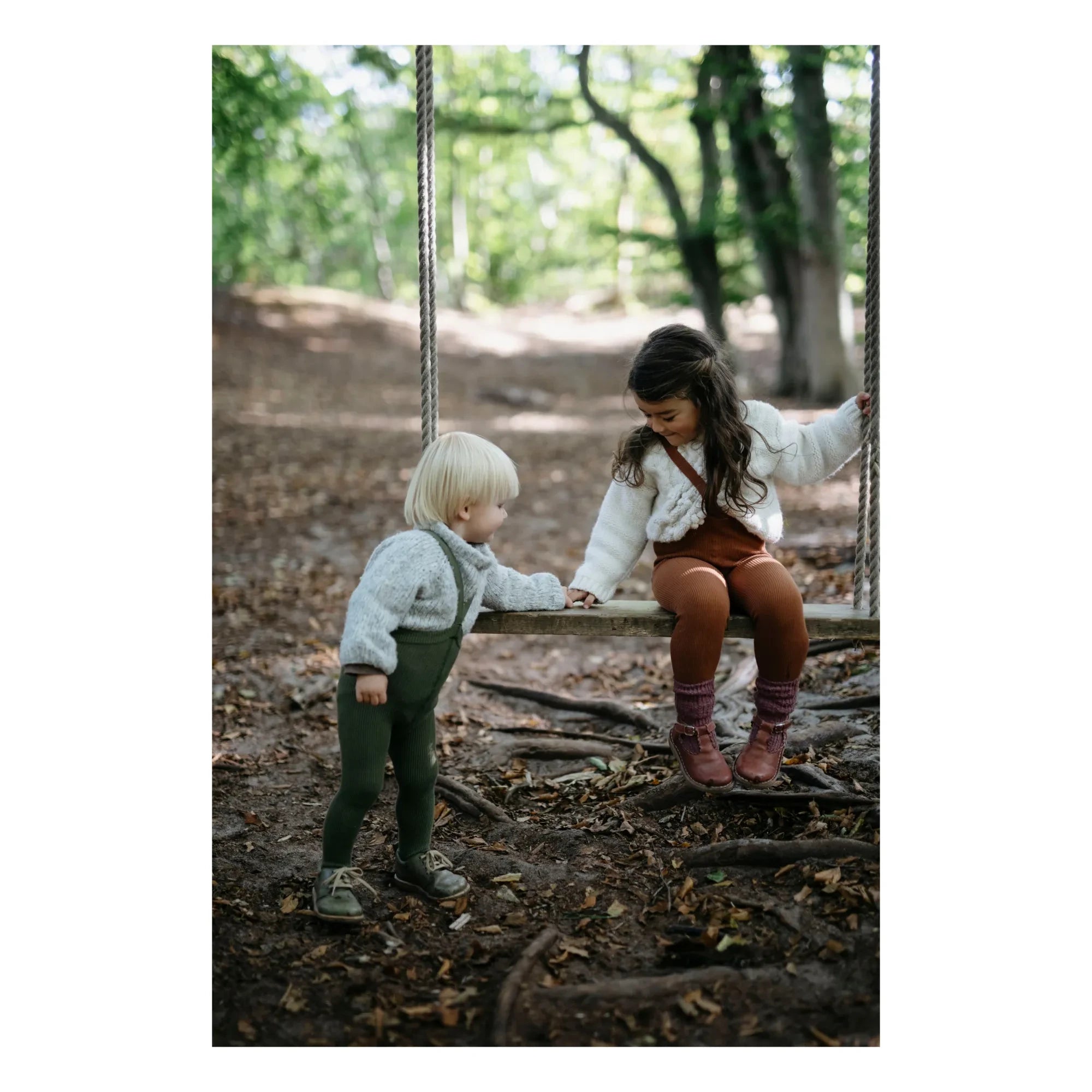 Silly Silas - Bio-Baumwolle Trägerstrumpfhose | Grün