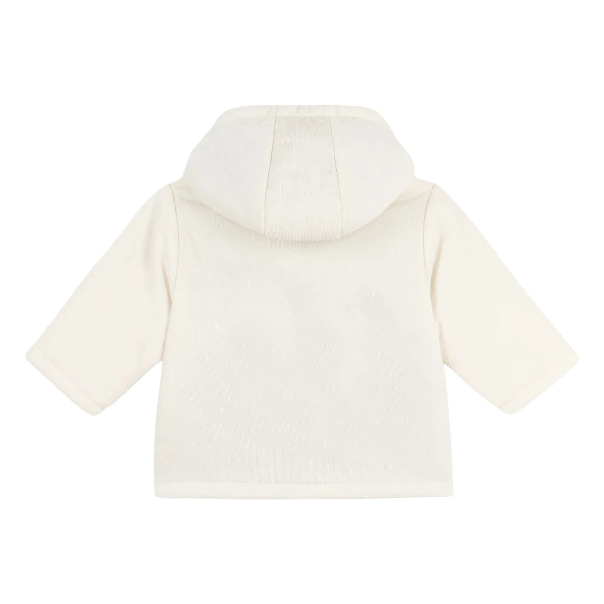 Petit Bateau - Fitilli Kadife Ceket | Ecru