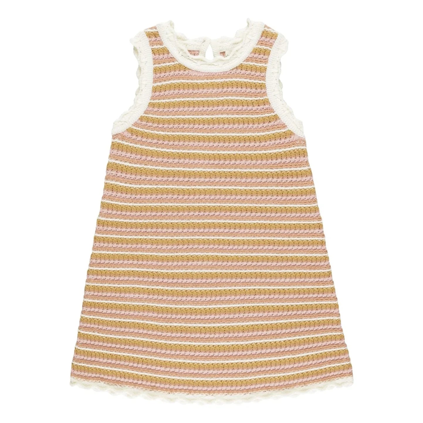 Rylee + Cru - Gestreiftes Kleid | Rosa