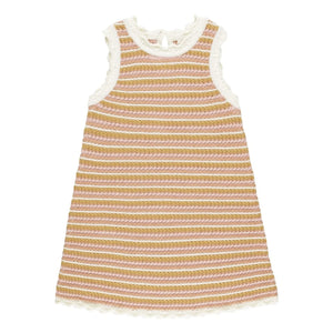 Rylee + Cru - Gestreiftes Kleid | Rosa