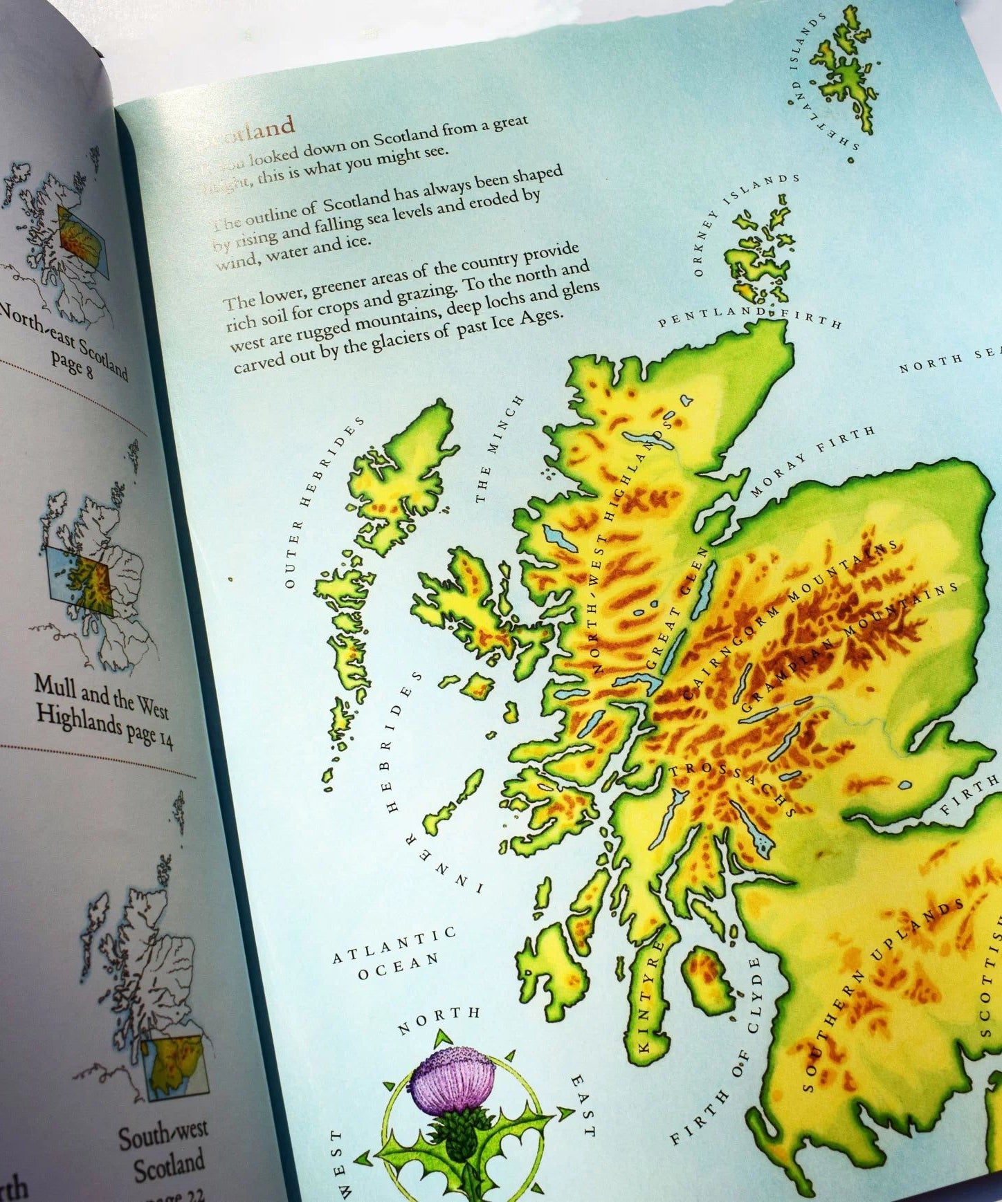 Birlinn - Sticker Atlas Of Scotland-Dinossi