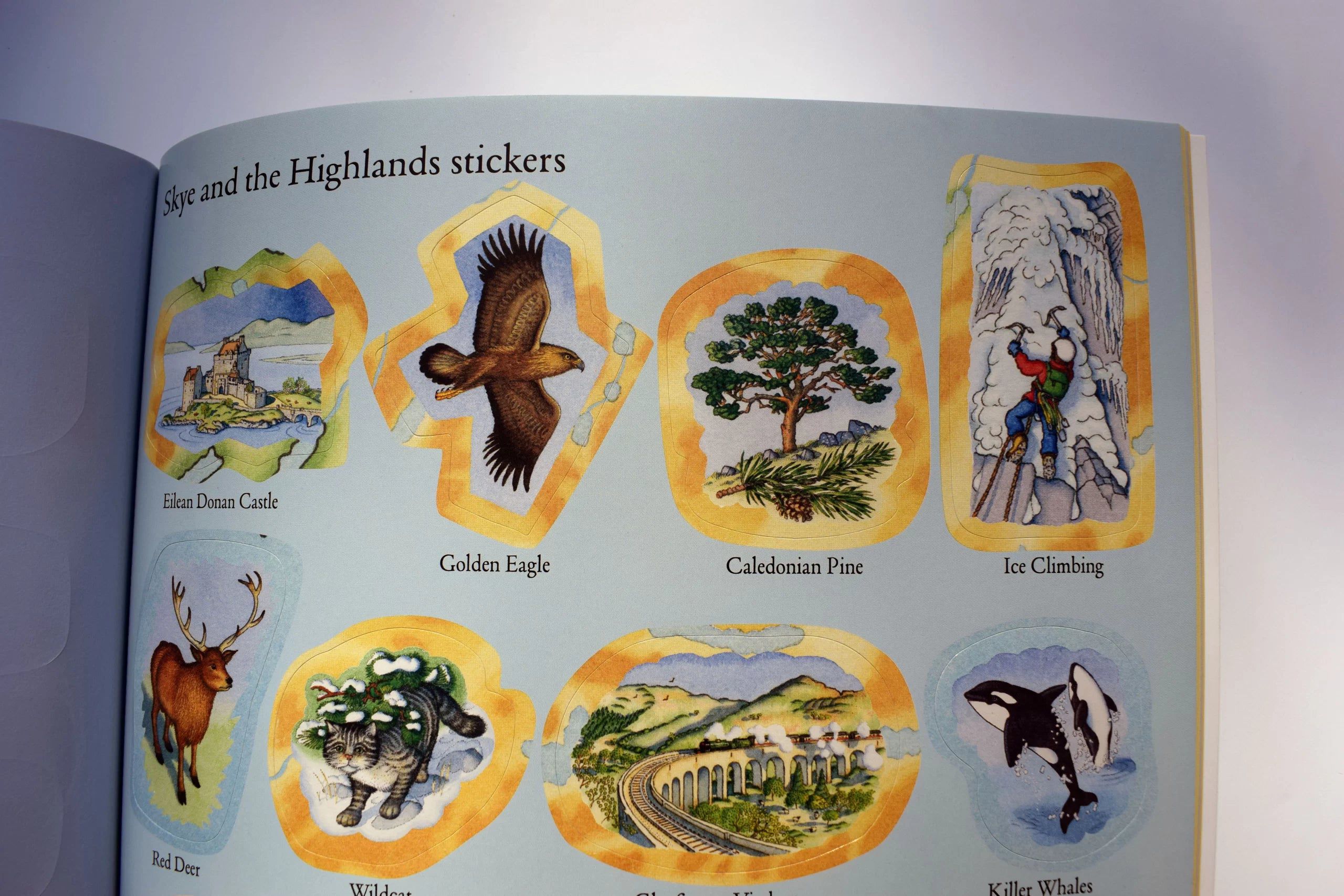 Birlinn - Sticker Atlas Of Scotland-Dinossi