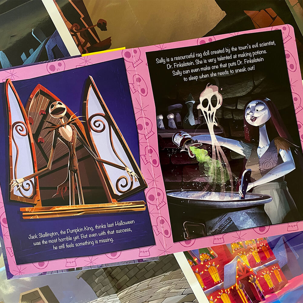 Phidal - Disney The Nightmare Before Christmas Englisches Aktivitäts- und Geschichtenbuch