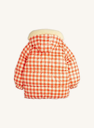 Mini Rodini - Ritzratz Gingham şişme mont | Kırmızı