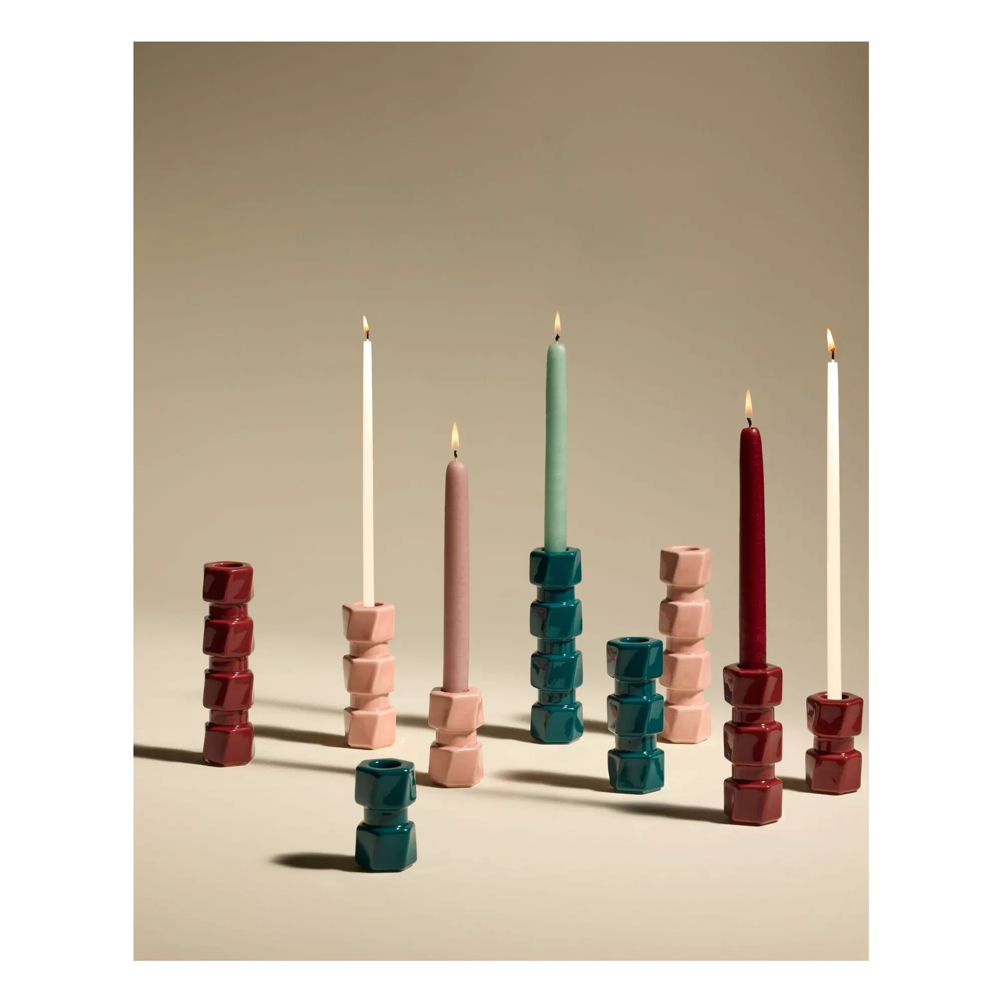 Maison Sarah Lavoine - Colonna Kerzenständer | Karmen Rot
