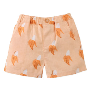 Gingersnaps - Thomas Bananen-Leinenshorts | Orange
