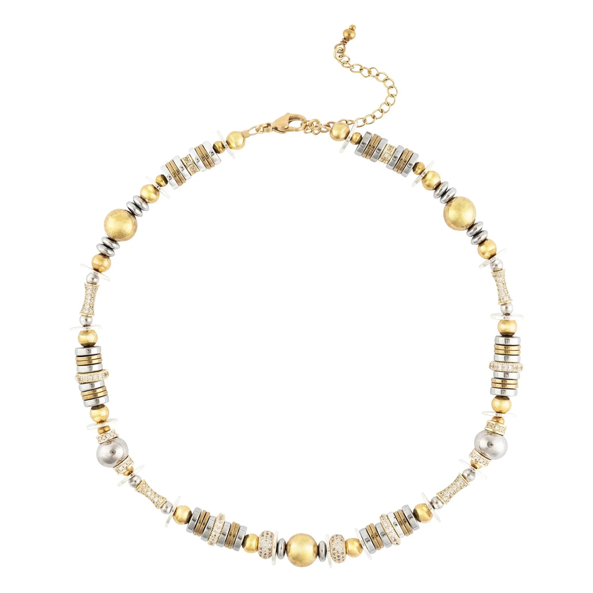 Sigal - Halskette Nefertiti | Gold/Silber