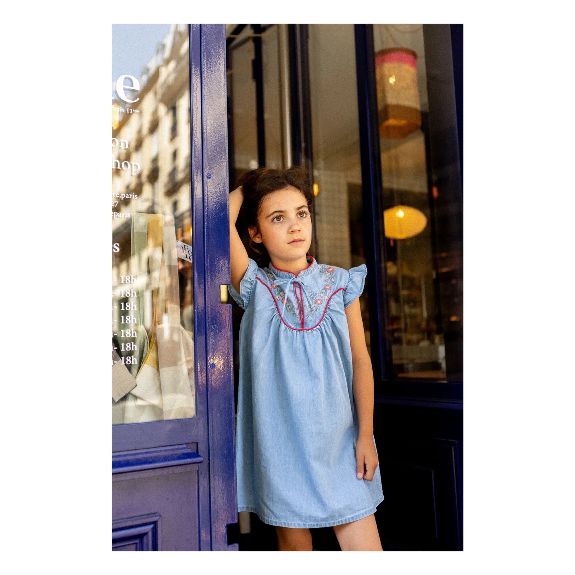 Louis Louise - Andrée Chambray Kleid | Hellblau