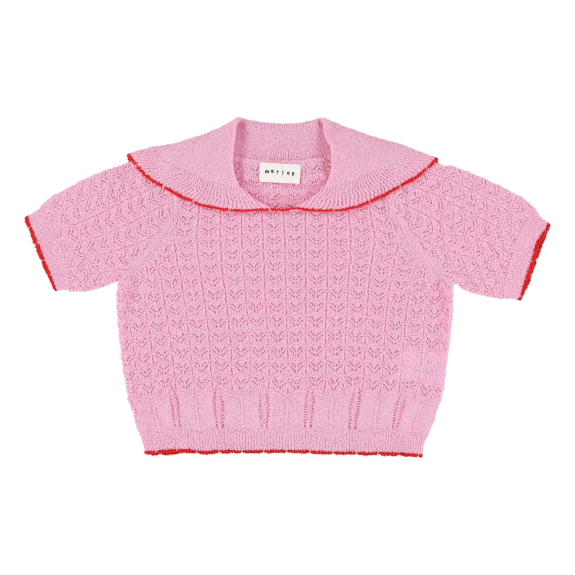 Morley - Pointelle Xango T-Shirt | Candy Pink