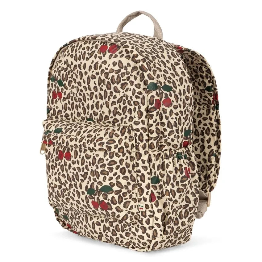 Konges Sløjd - Regenfester Leoparden-Rucksack | Beige