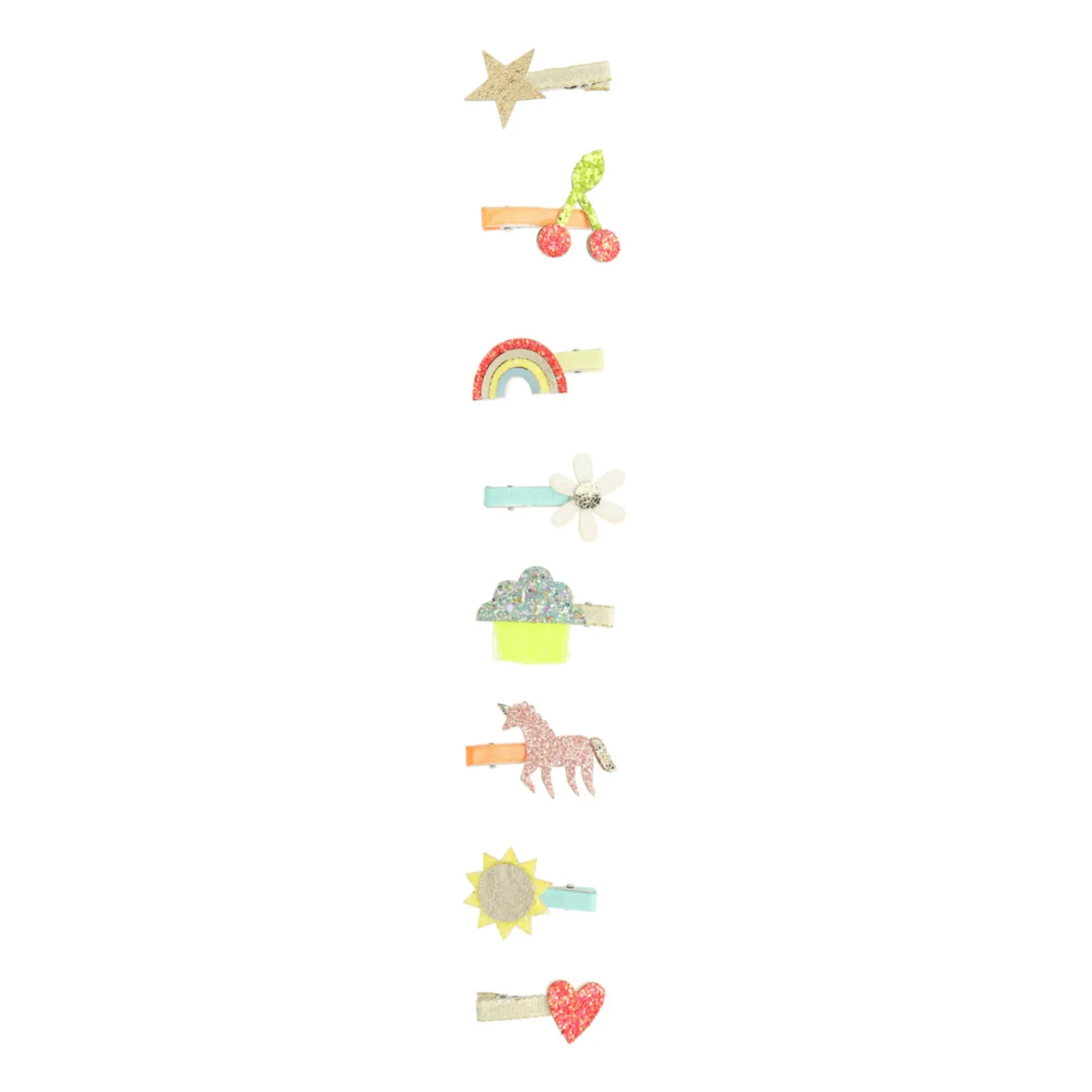 Meri Meri - Icons Haarklammern - 8er-Set
