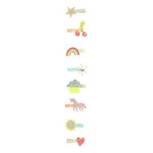 Meri Meri - Icons Haarklammern - 8er-Set
