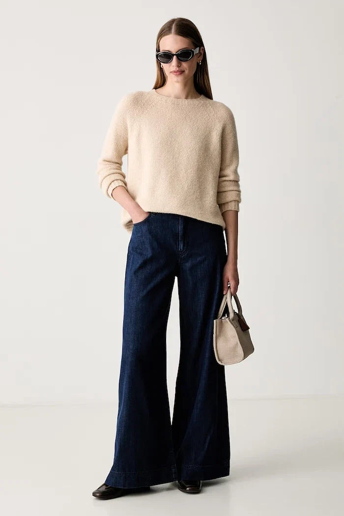 Weekend Max Mara wide leg kadın jean WKDVEGA