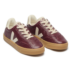 Veja - Volley Leder-Sneaker mit Schnürung | Bordeaux
