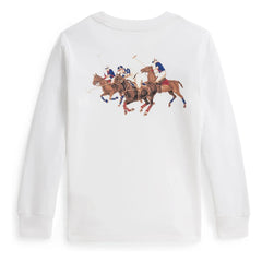 Ralph Lauren - Logo Langarmshirt | Weiß
