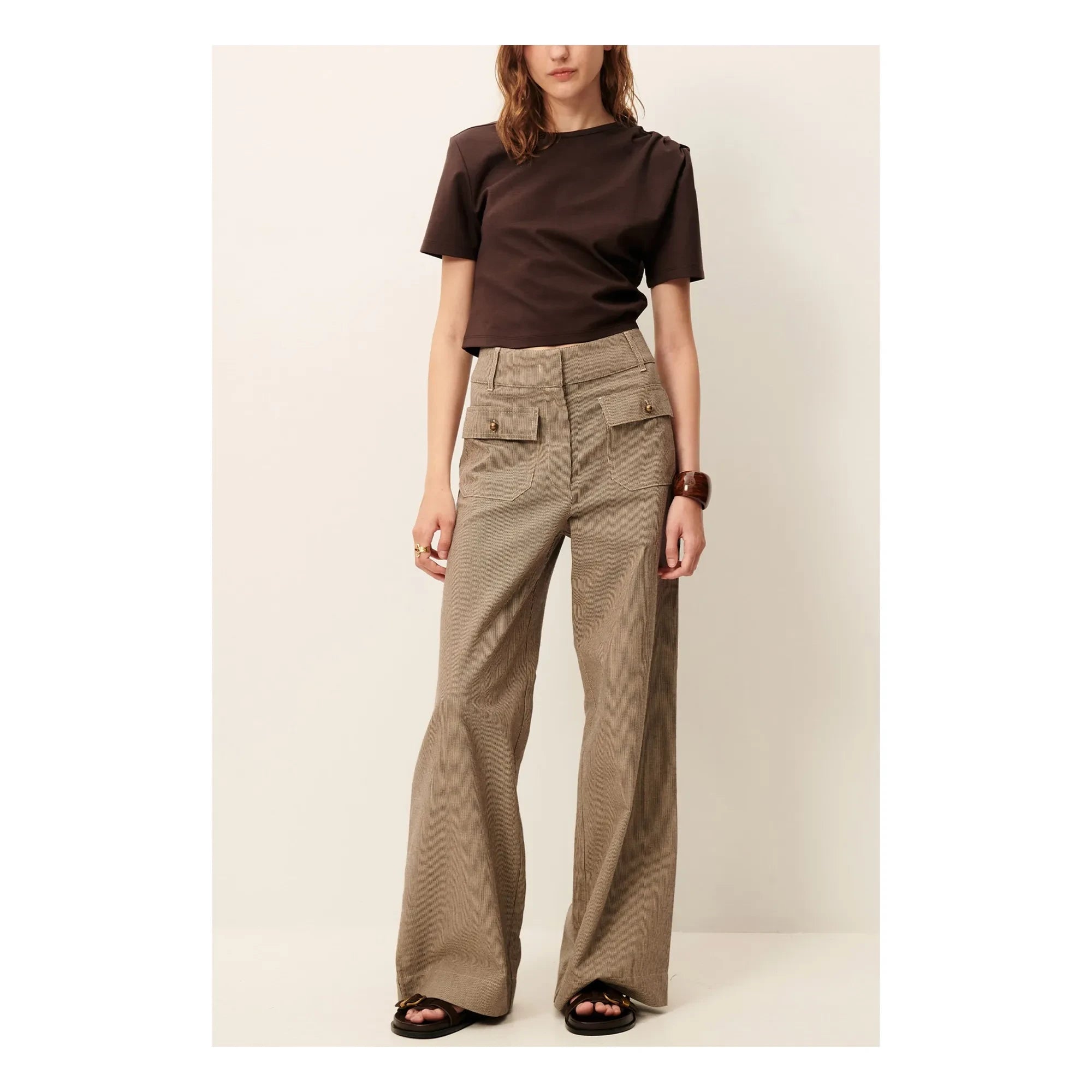 Sessùn - Manhaboo Gestreifte Jeans | Grau