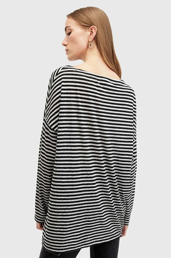AllSaints RITA STRIPE TEE Bluz