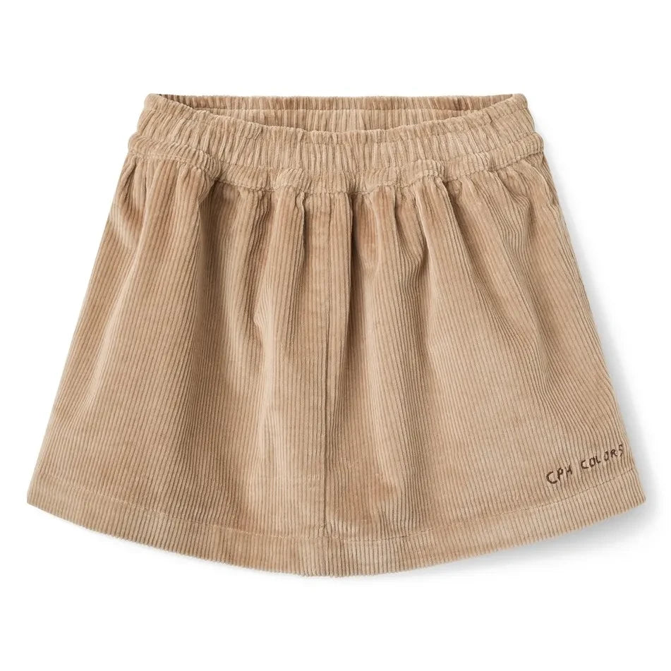 Copenhagen Colors - Bio-Baumwoll-Cordrock | Beige