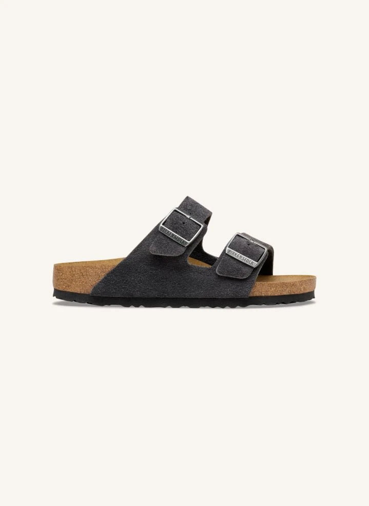 BIRKENSTOCK - Arizona Süet Sandalet | Koyu gri