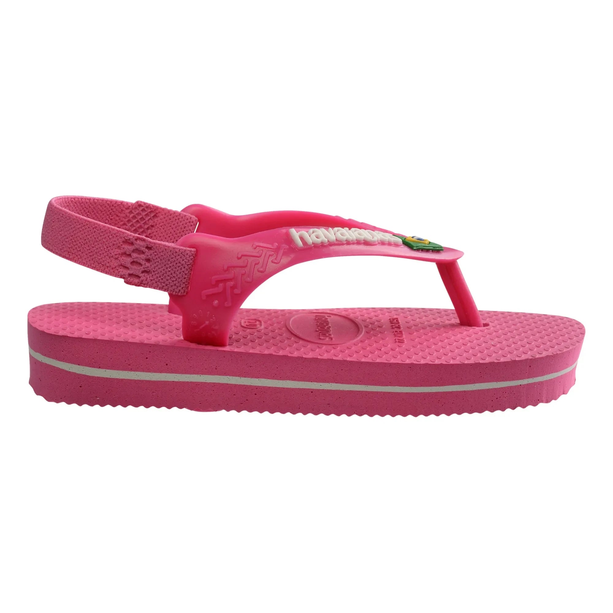 Havaianas - Baby Brasil Logo parmak arası terlik | Pembe