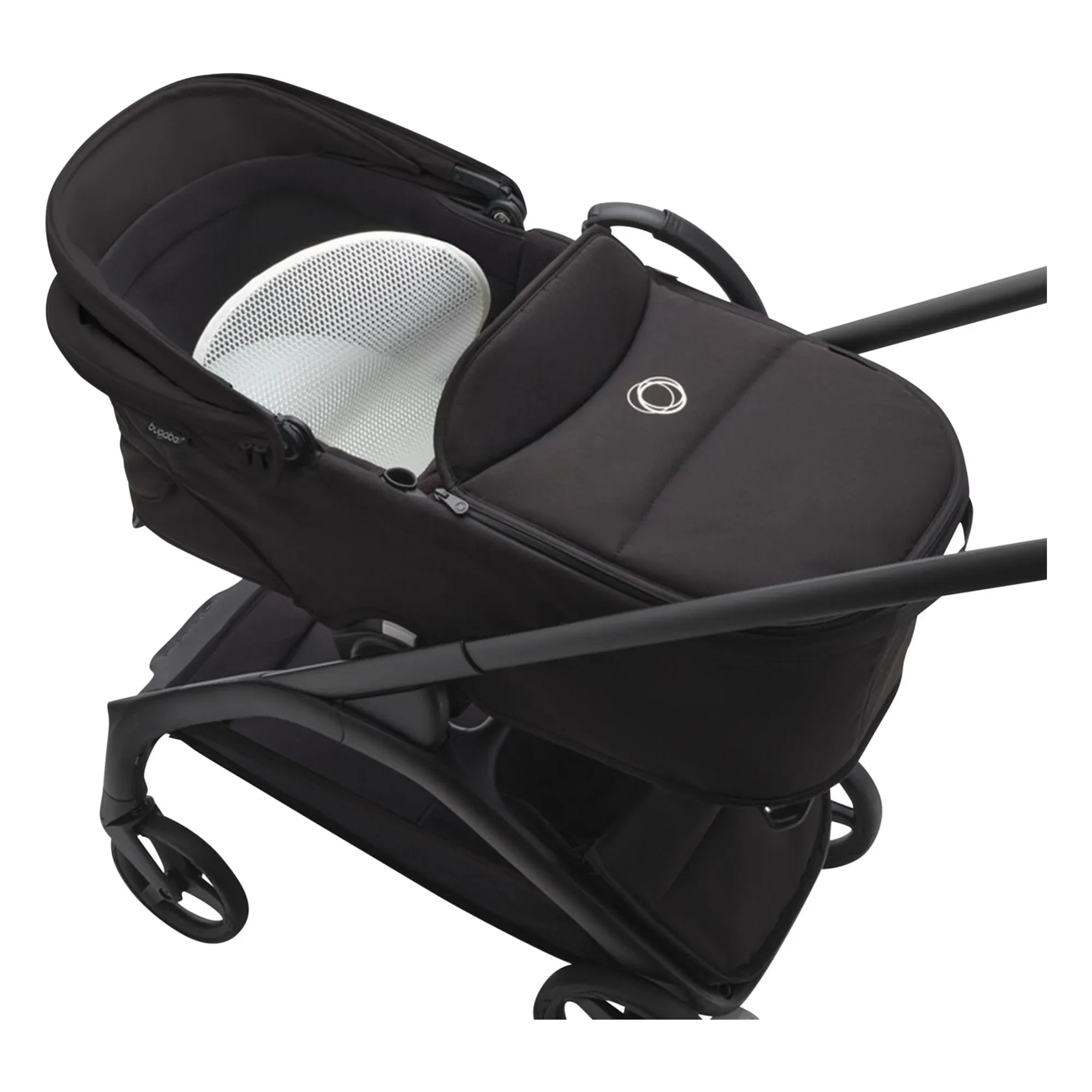 Bugaboo - Bugaboo Dragonfly City Kinderwagen komplettes schwarzes Gestell | Taupe Braun