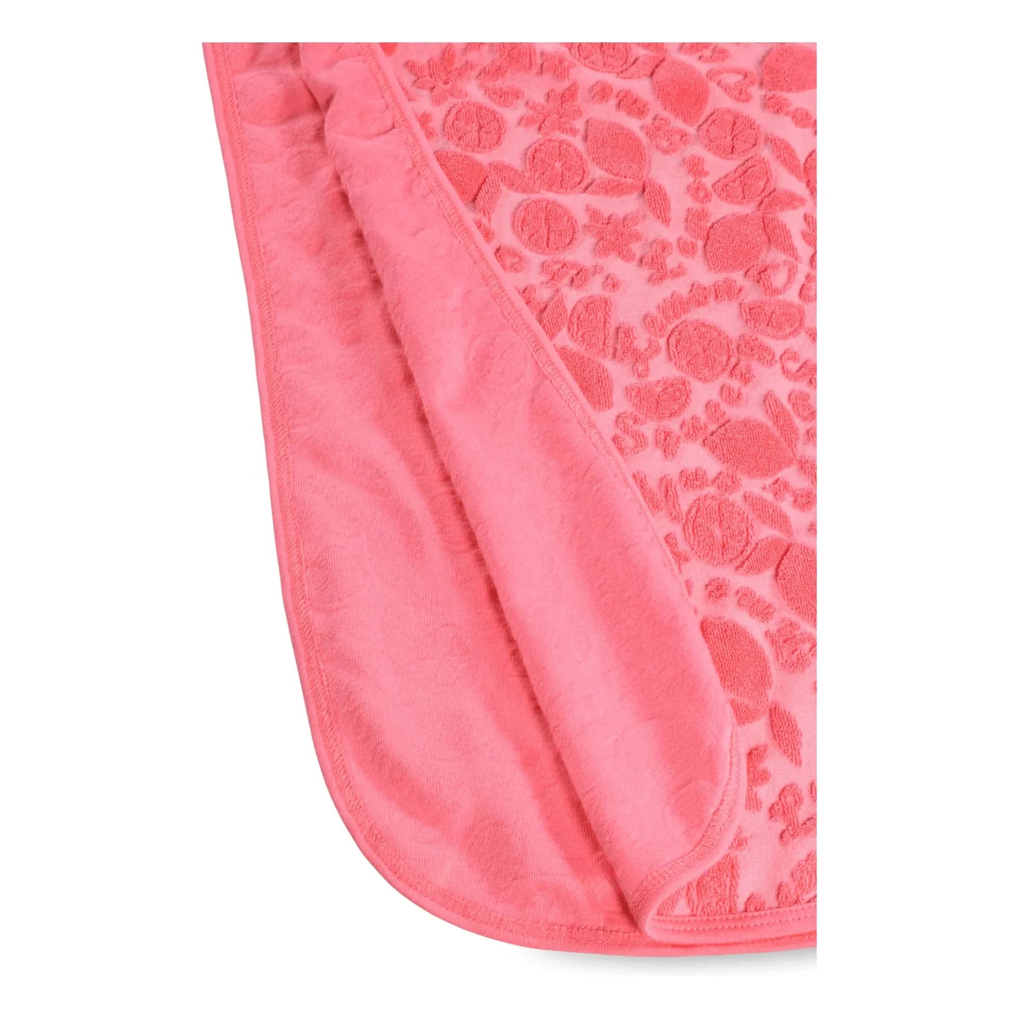 Molo – Strukturierte Früchte Strandponcho | Koralle