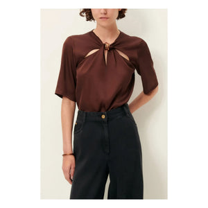 Sessùn - Amaya Bluse | Braun