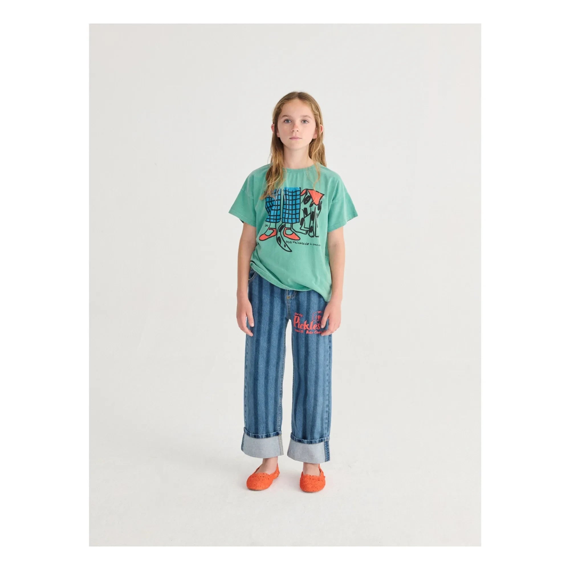 Bobo Choses - Gestreifte Jeans aus Bio-Baumwolle | Blau