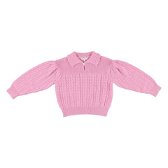 Bebe Organic - Dolly Laine Pointelle Kazak | Pembe