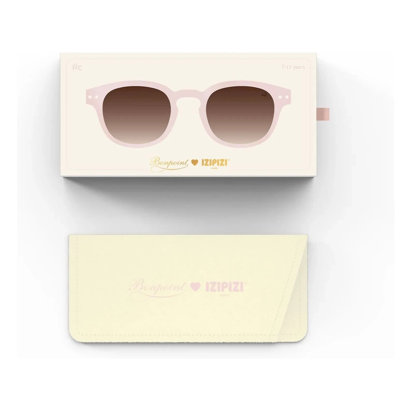 IZIPIZI - Sonnenbrille #C Junior - Izipizi x Bonpoint | Hellrosa