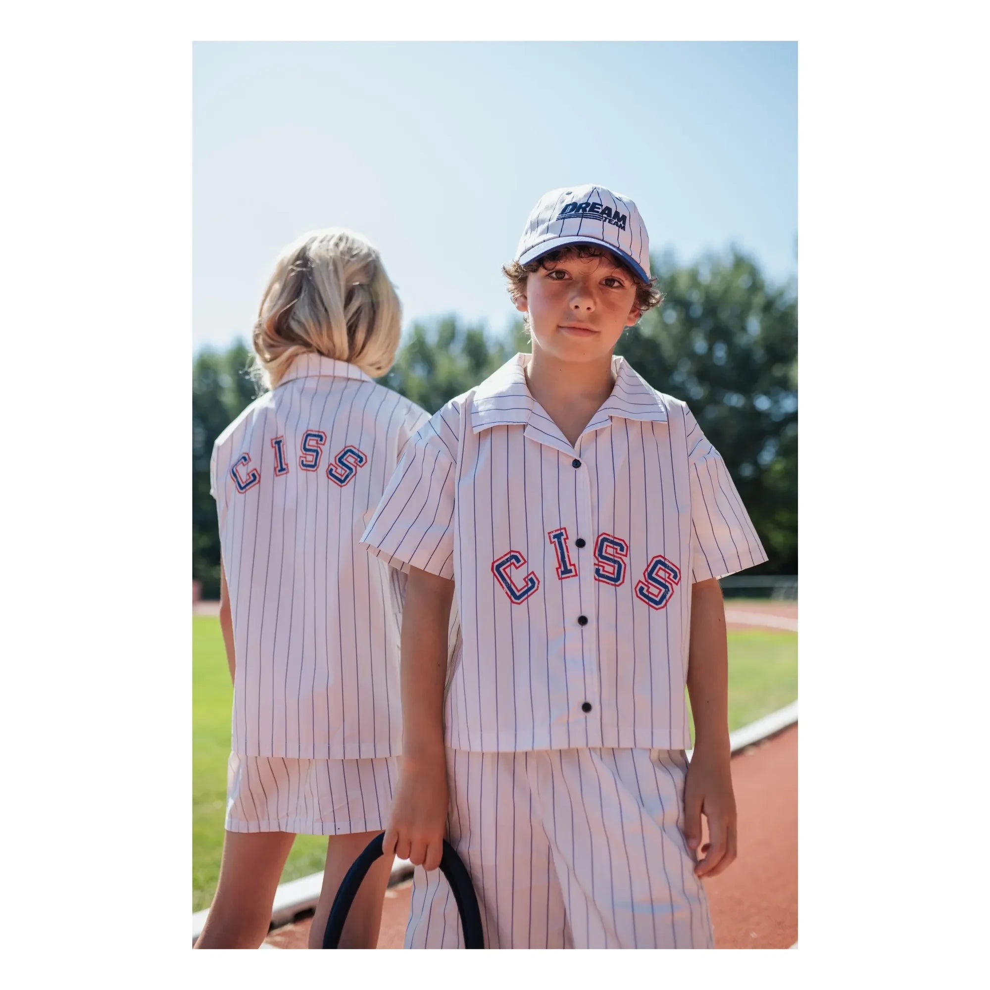 Cos I Said So - CISS Gestreiftes Hemd | Weiß