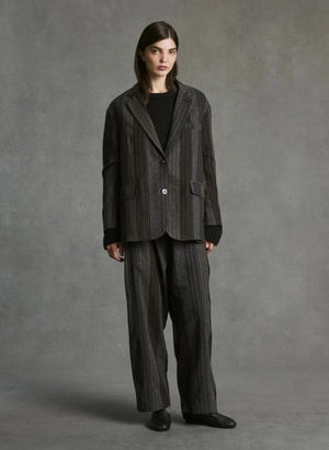 Hod - Karaba Gestreifter Blazer | Mavi
