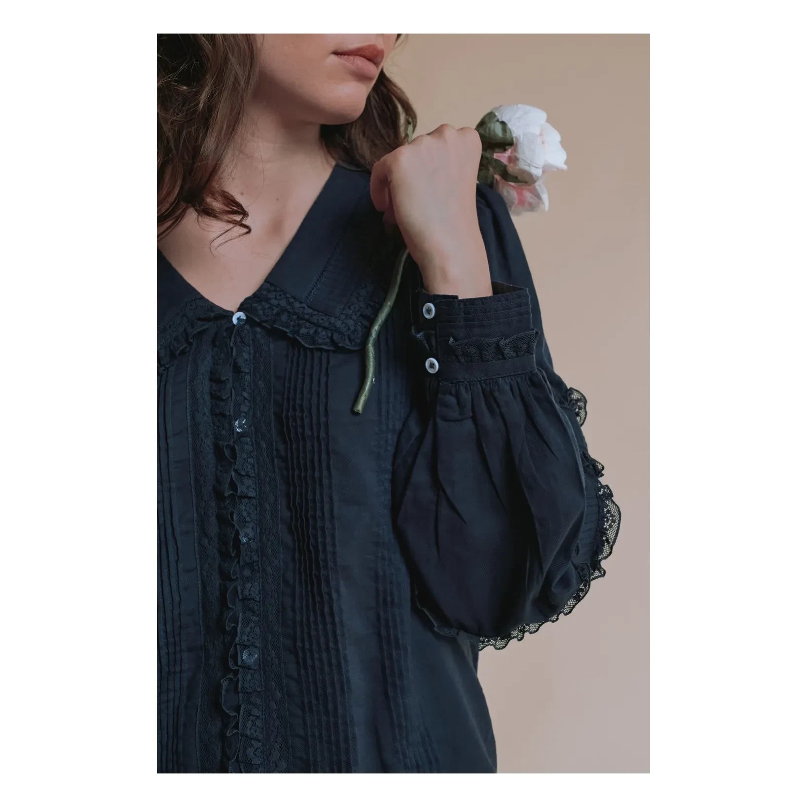 Emile et Ida - Vintage Ecume bluz | Karbon