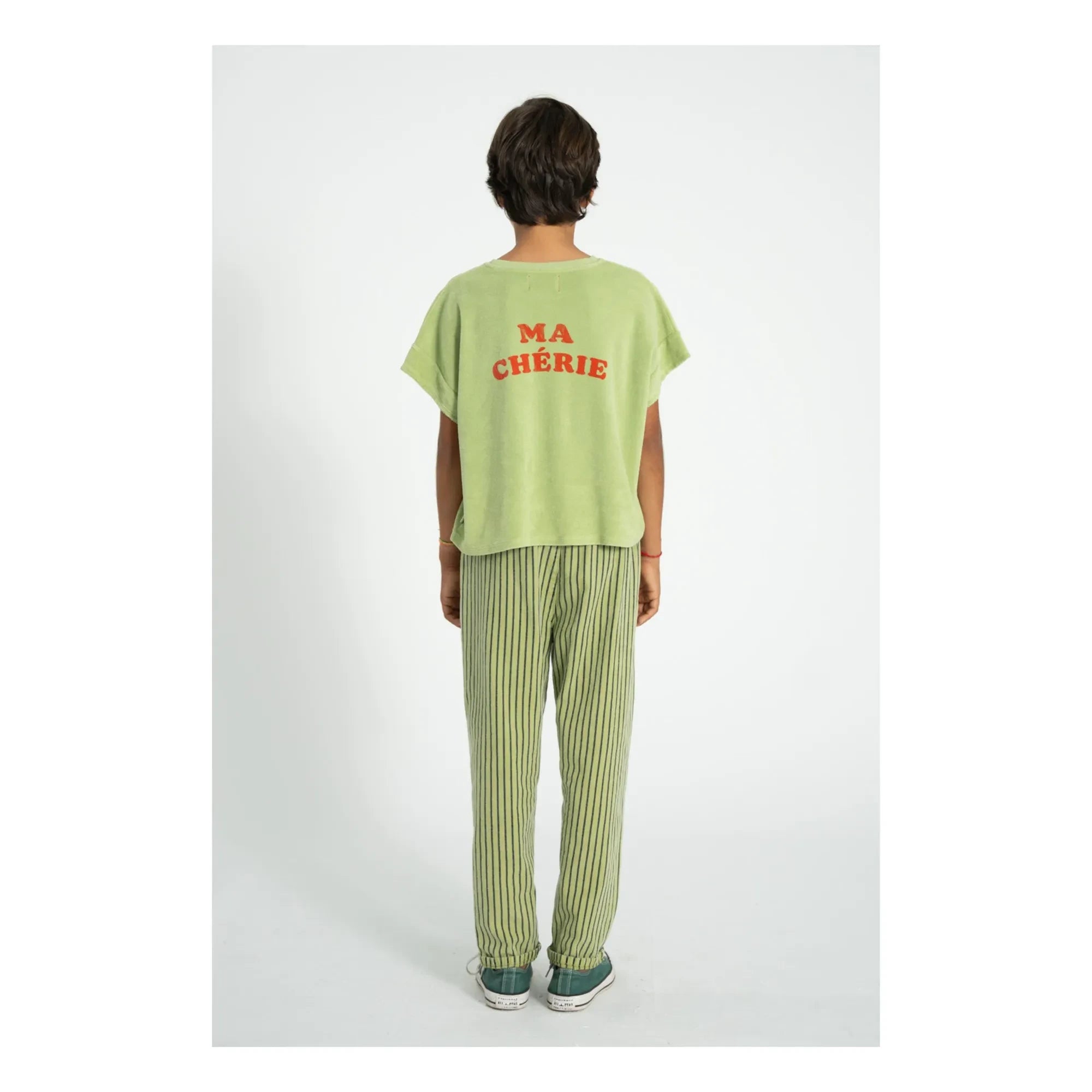 Piupiuchick - Ma Chérie Bio-Baumwoll-Sponge-Shirt | Olive