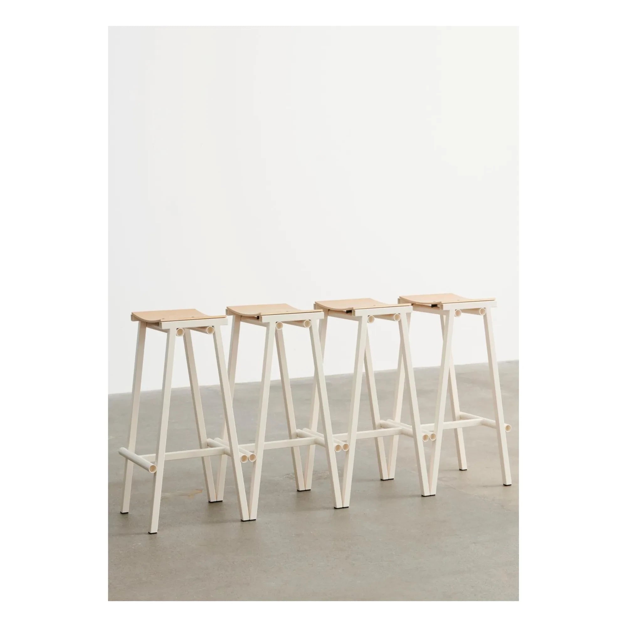 Hay - Barhocker 75 cm hoch 8 | Elfenbein