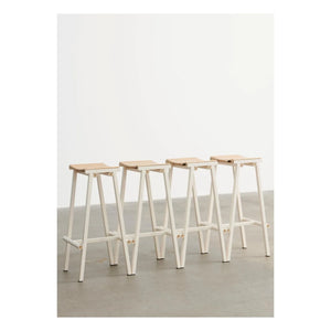 Hay - Barhocker 75 cm hoch 8 | Elfenbein