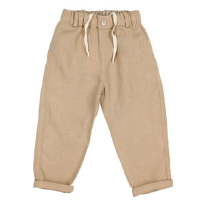 Búho - Leinenhose | Beige