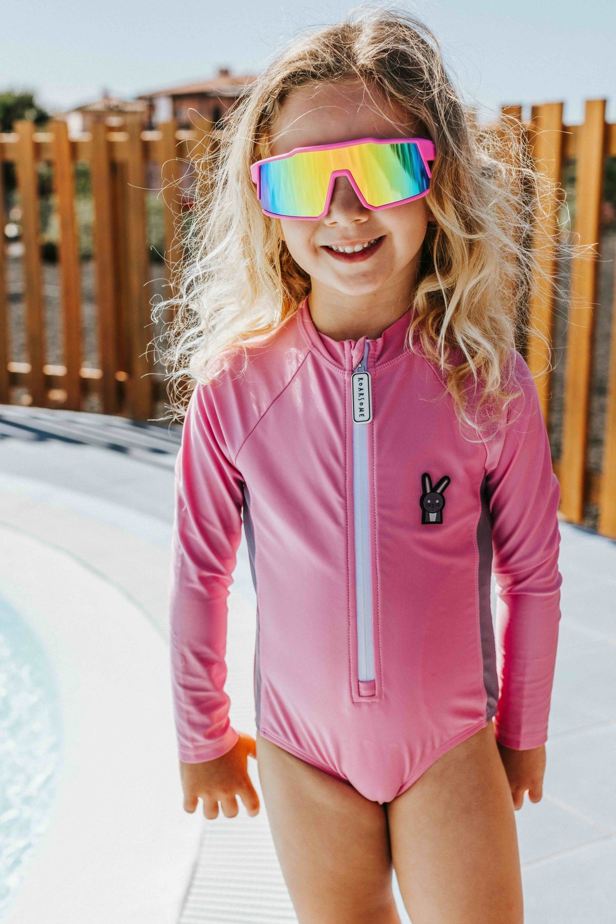 Roarsome - Lila/Weiß - Sonnenbrille