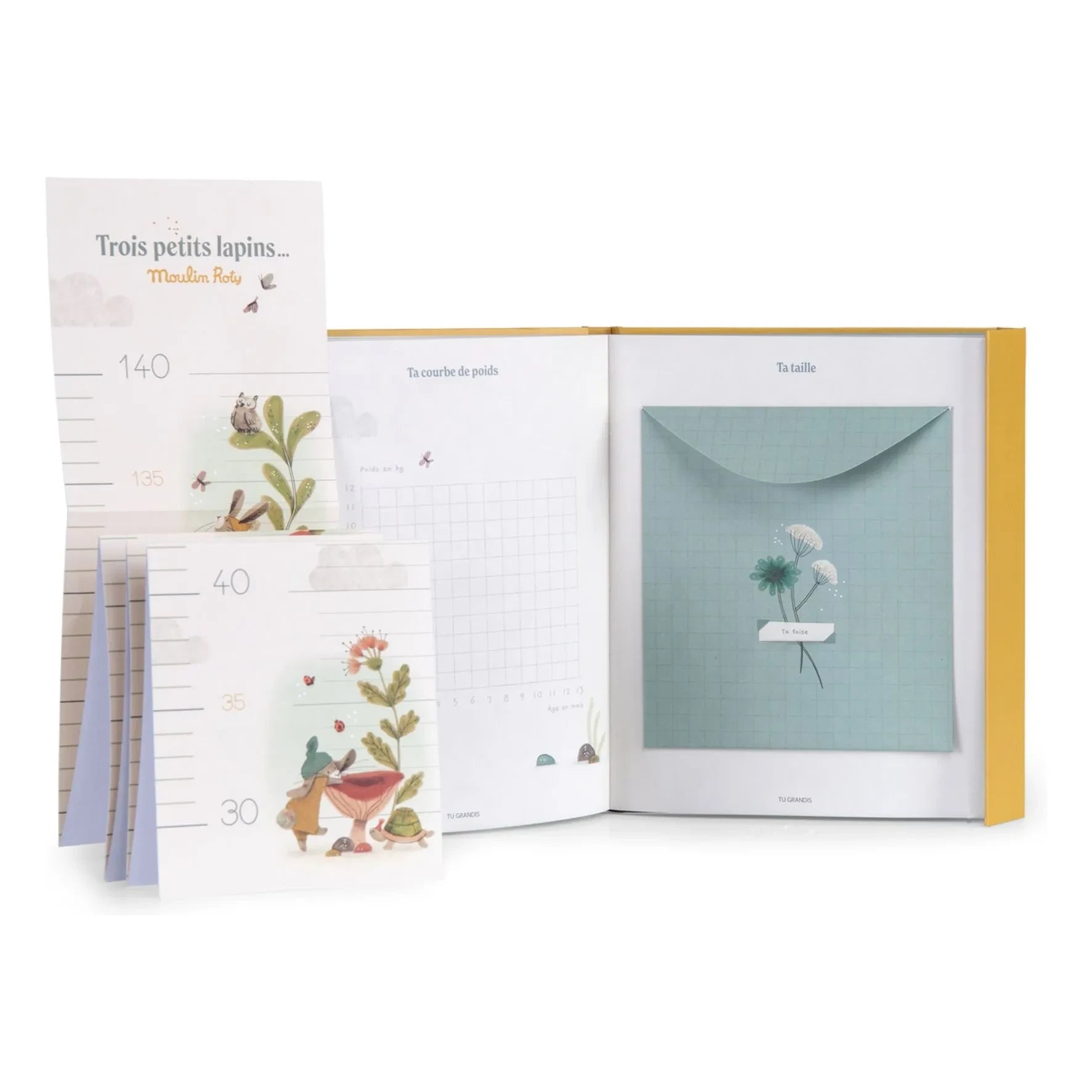 Moulin Roty - Geburtsbuch - Trois petits lapins