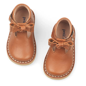Petit Nord - Babies T-Bar Schleife | Cognac