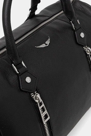 ZADIG&VOLTAIRE SUNNY MEDIUM GRAINED LEATHER Deri Çanta