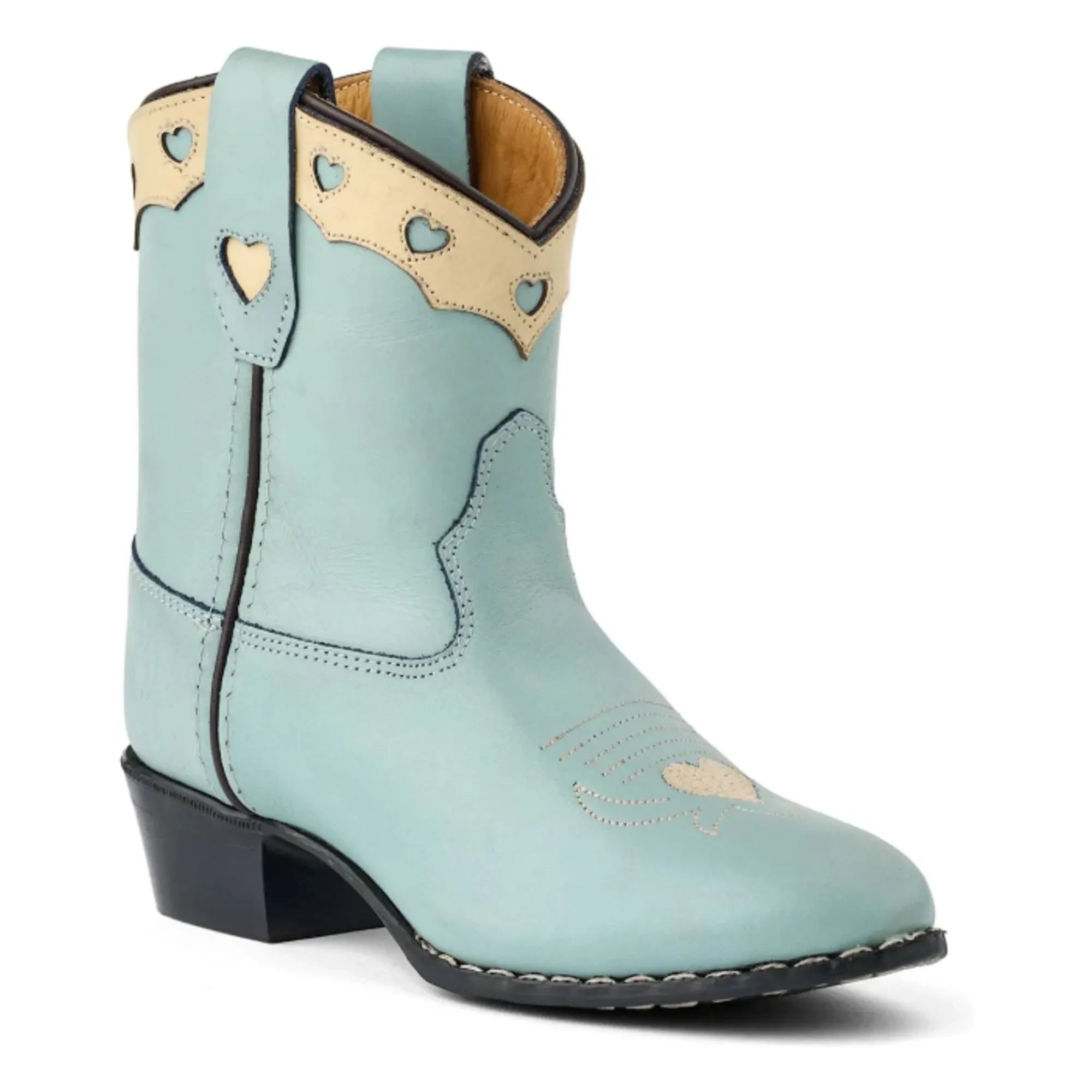 Copenhagen Colors - Kurze Cowboystiefel - Copenhagen Colors X Bootstock | Hellblau